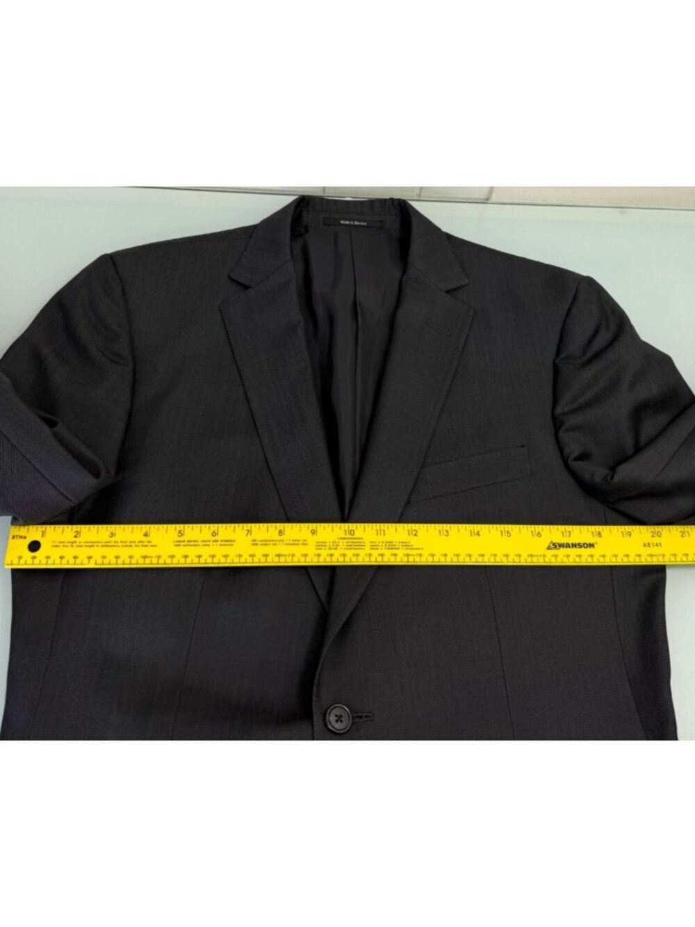 Z Zegna City Blazer US 40R Mohair Wool Blend Black Double Vent Two Button - Picture 7 of 11